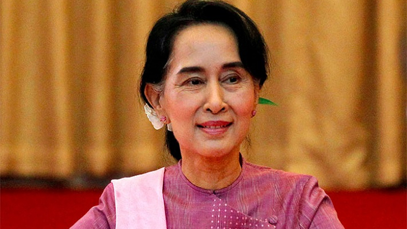 মিয়ানমারের জান্তা সরকারের কারাগারে বন্দি নোবেল শান্তি পুরস্কার জয়ী নেত্রী অং সান সু চি