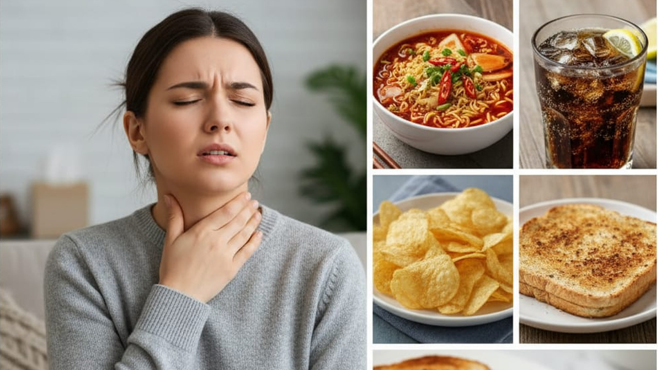 গলা ব্যথায় এড়িয়ে যাবেন যেসব খাবার