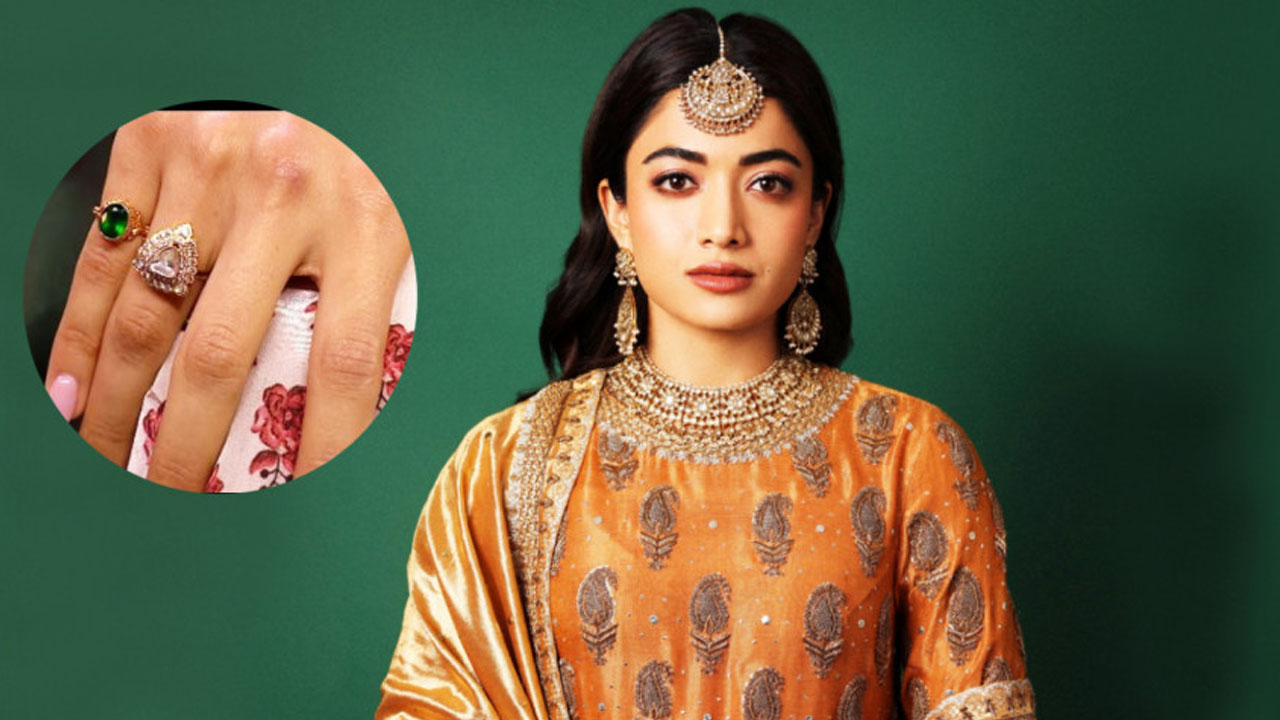 প্রথমবার বাগদানের আংটি দেখালেন রাশমিকা!