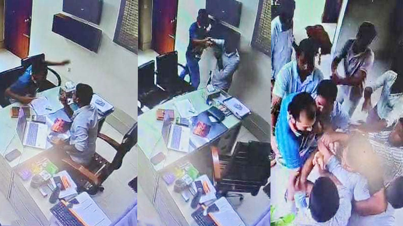 শেরপুরে কৃষি কর্মকর্তাকে ছাত্রদল নেতার থাপ্পড়
