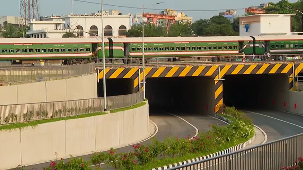 অবশেষে খুলে দেওয়া হলো রেলওয়ে আন্ডারপাস 
